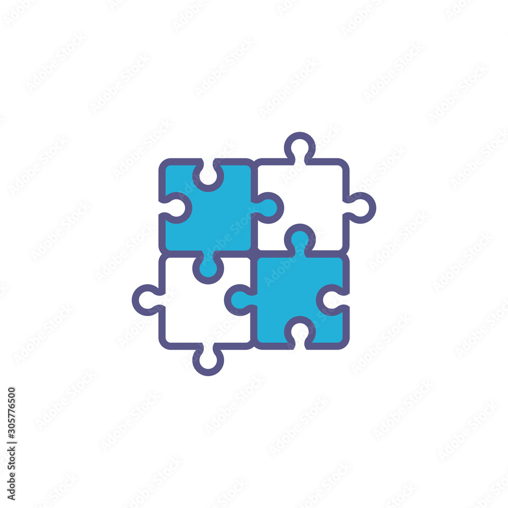 team puzzle pieces fill style icon team puzzle pieces fill style icon