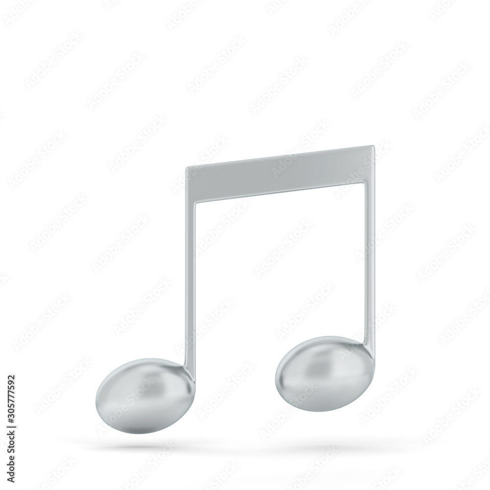 Single music note