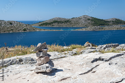 View of the Kornati Islands, Croatia