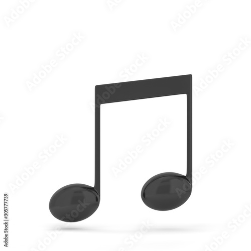 Single music note