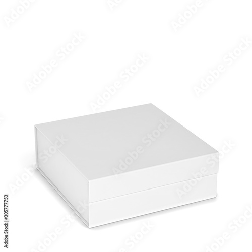 Blank magnetic box package