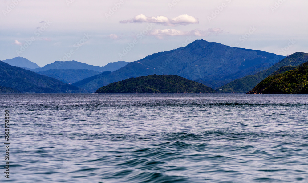 On the crossing from the South Island to the North Island of New Zealand