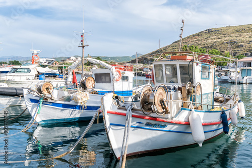Agia Marina, port de pêche Agia Marina, Crète