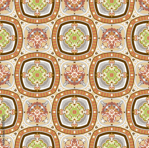 seamless floral pattern in style