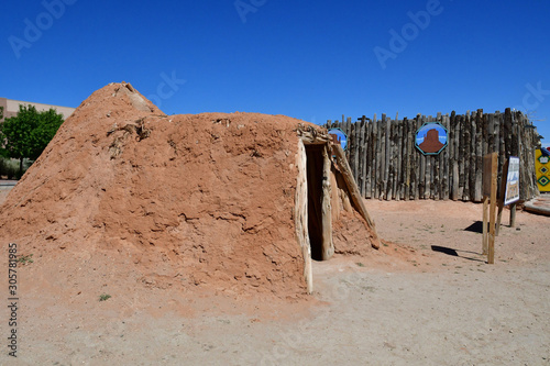 Arizona, USA - july 8 2016 : village of Kayenta near Monument Valley