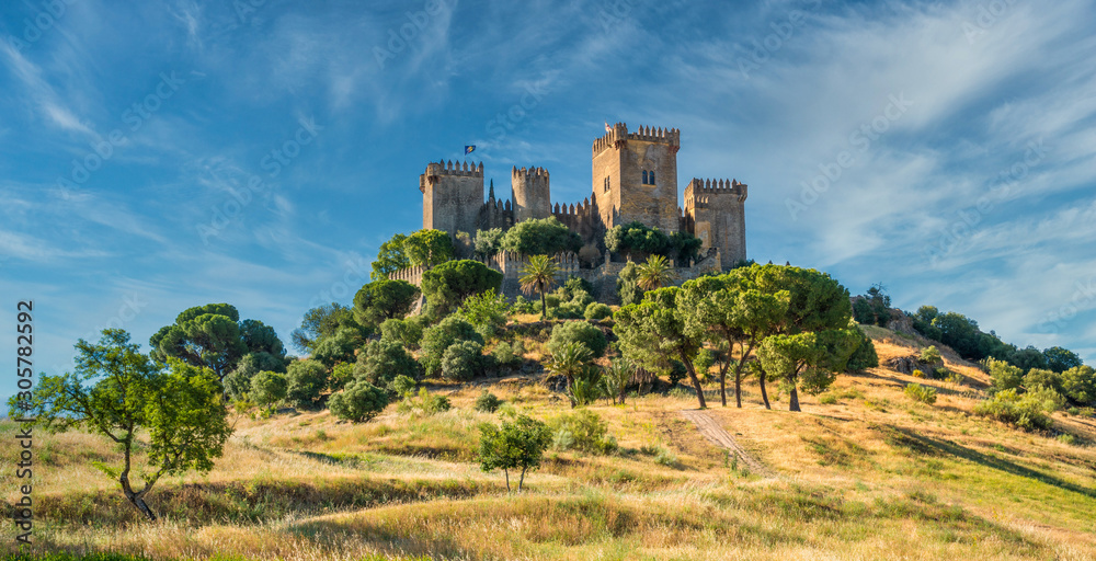 Almodovar del Rio Castle, in the province of Cordoba, Andalusia, Spain.