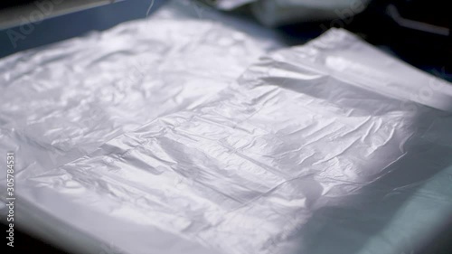 production of polyethylene bags