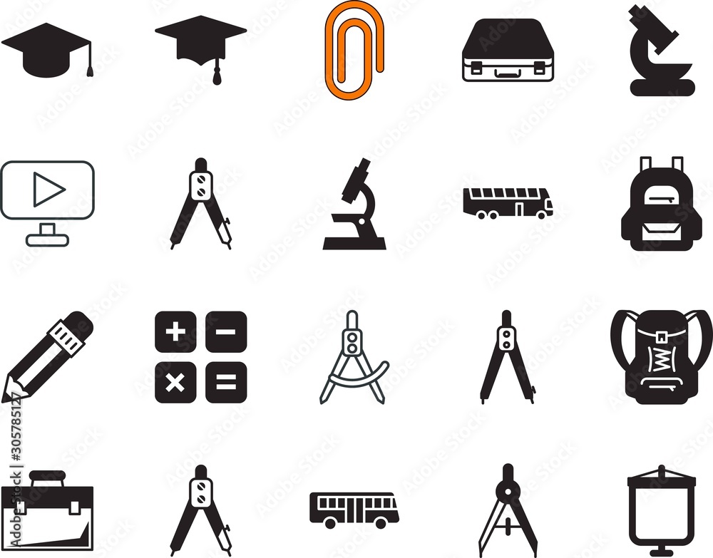 school vector icon set such as: maths, projector, electronic, steel, paper, mail, increase, silhouette, graphite, math, plan, caliper, fix, computer, holder, accounting, attachment, clip, training school vector icon set such as: maths, projector, electronic, steel, paper, mail, increase, silhouette, graphite, math, plan, caliper, fix, computer, holder, accounting, attachment, clip, training