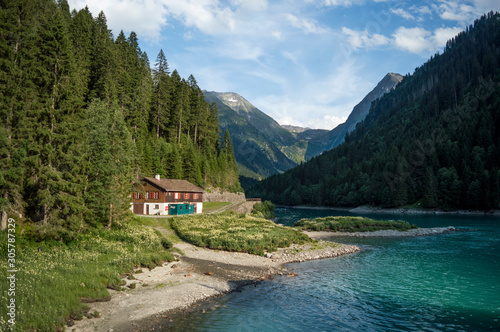 Lake in mountains