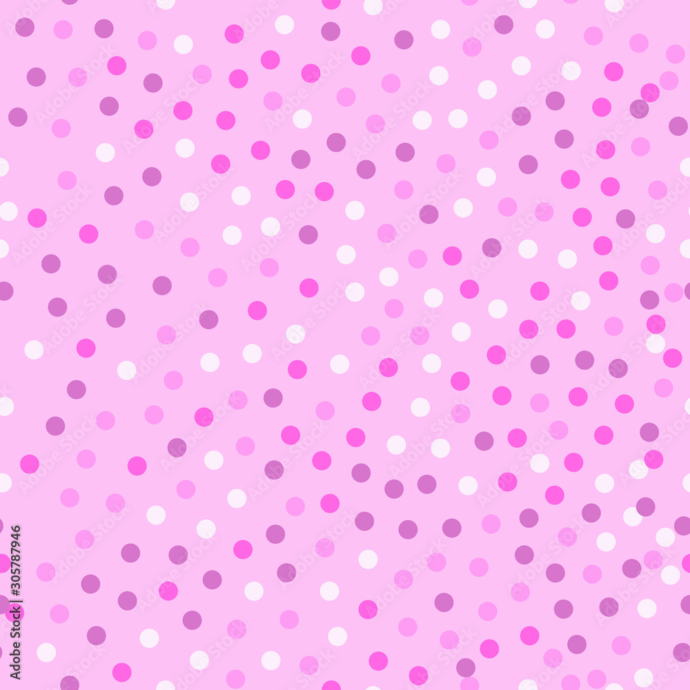 Pink dotted seamless pattern ombre shades of pink Pink dotted seamless pattern ombre shades of pink