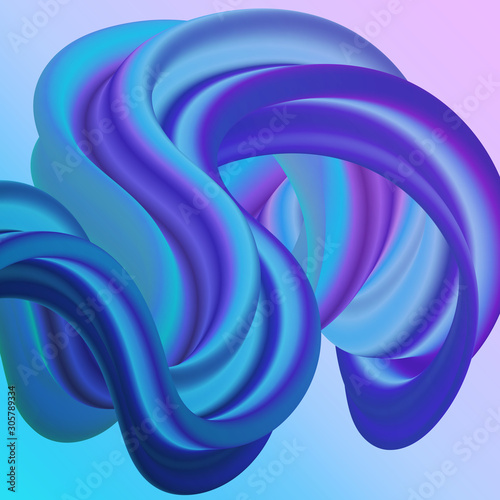 3D Twisted Curved Wave.
