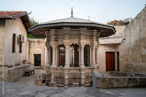 the fountain of Habibi Neccar mosque which is used for ritual washing, antakya, turkey