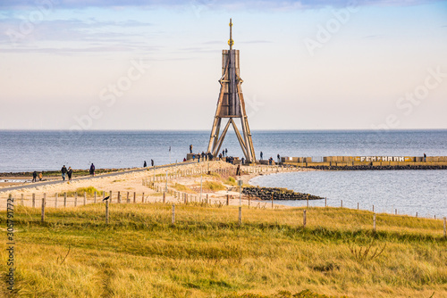 Kugelbake is historic aid to navigation in the city of Cuxhaven  Germany  at the northernmost point of Lower Saxony