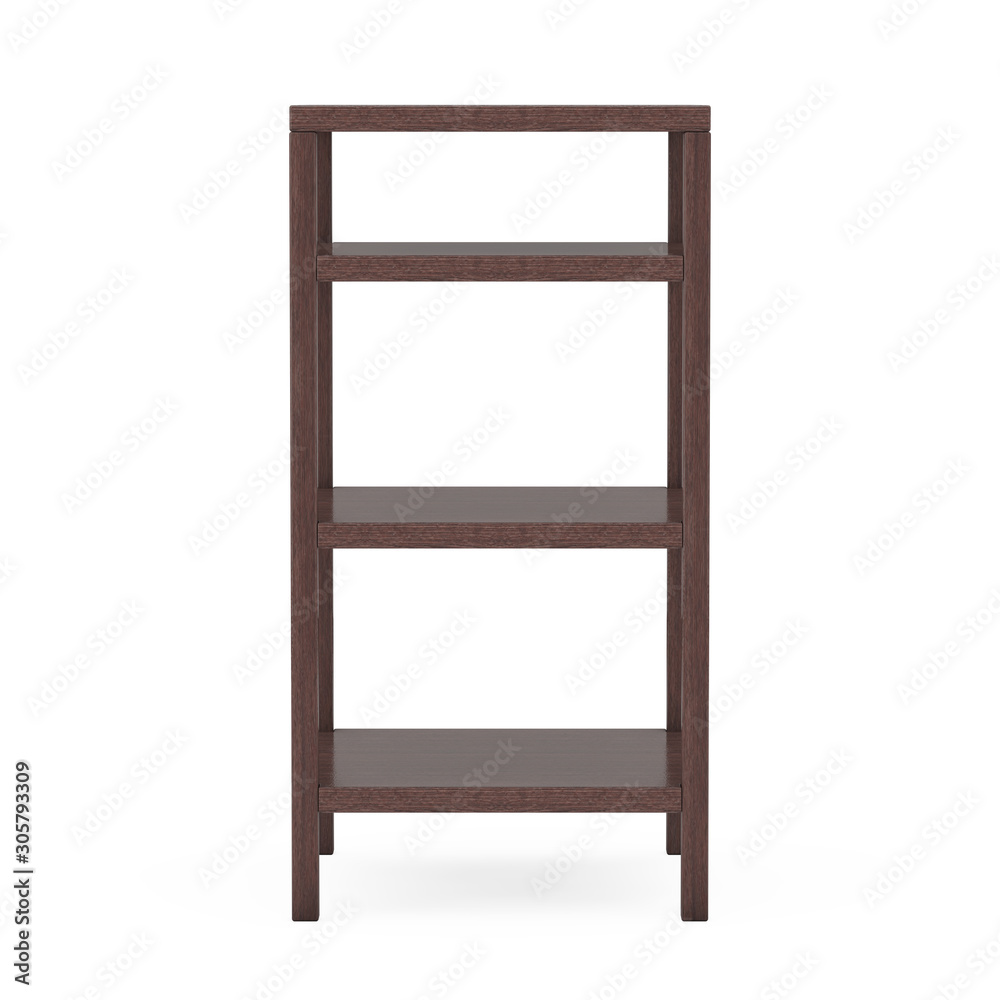 Empty Wooden Rack Storage Stand. 3d Rendering Empty Wooden Rack Storage Stand. 3d Rendering