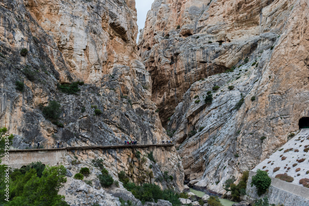 El Caminito del Rey - The King's Little Path in El Chorro, Málaga Spain El Caminito del Rey - The King's Little Path in El Chorro, Málaga Spain
