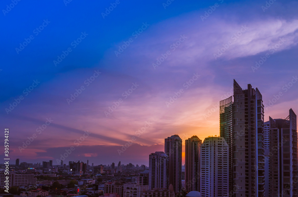 Fototapeta premium Cityscape in Bangkok