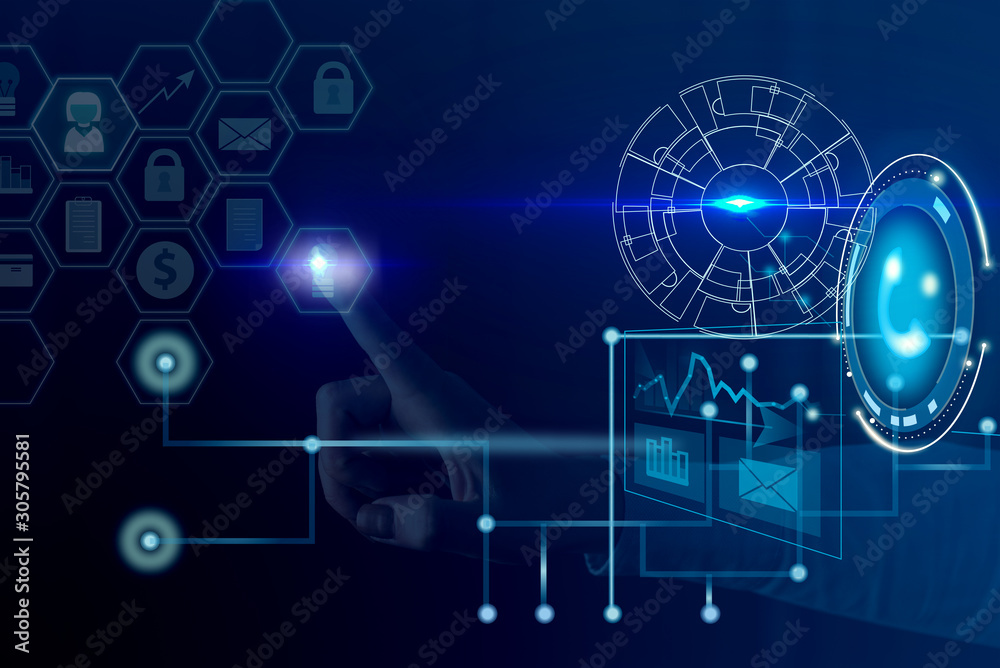Picture photo system network scheme modern technology smart device