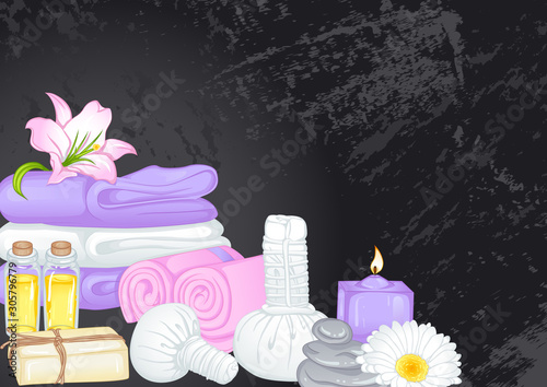 Accessories for spa salon