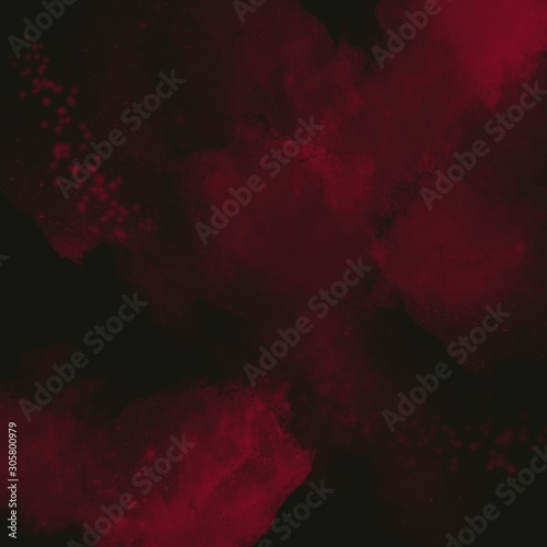 Red mist abstract illustrated background