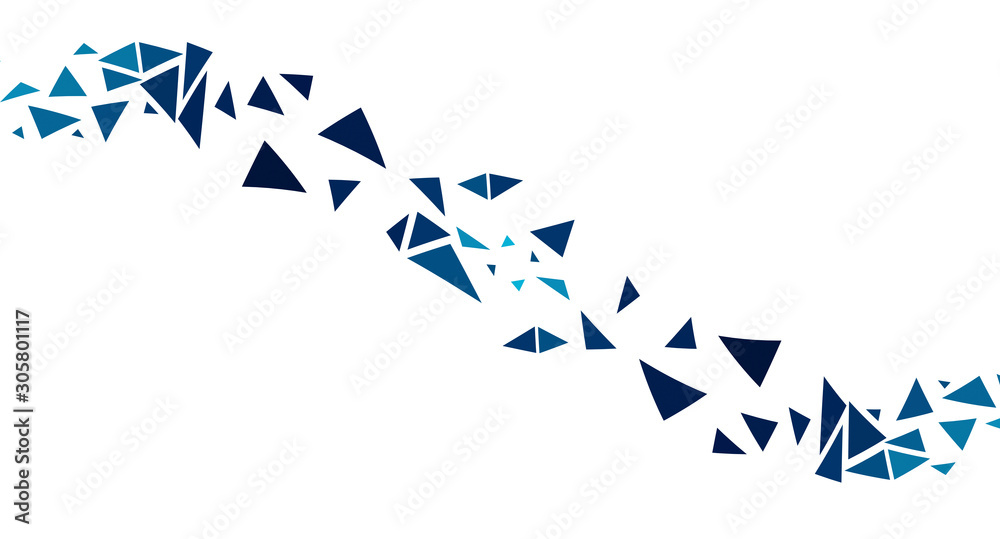 forma, linea, sinuosa, onda, triangoli, 