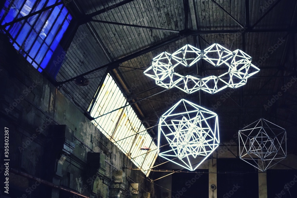 Fototapeta premium Modern neon lights