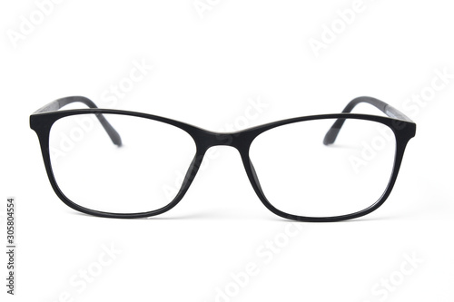 Glasses eyewear frame on white background