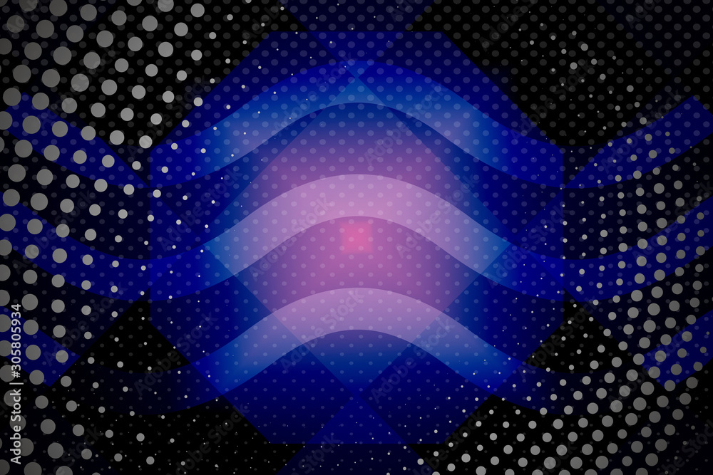 Obraz premium abstract, light, blue, space, technology, star, science, black, illustration, design, energy, pattern, wallpaper, fractal, wave, globe, texture, circle, graphic, world, planet, backdrop, element