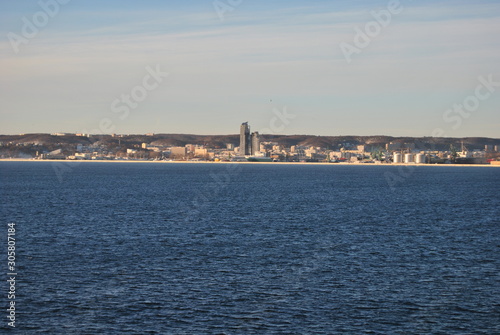 Gdynia high building seen from cruiser.  © Dawid