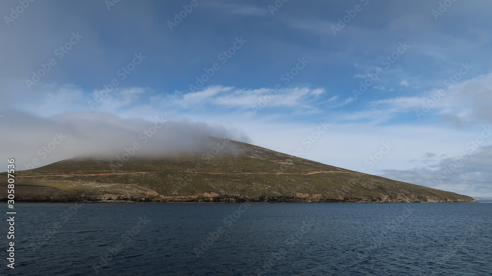 Landschaft Falklandinseln West Point Felsen und Meer