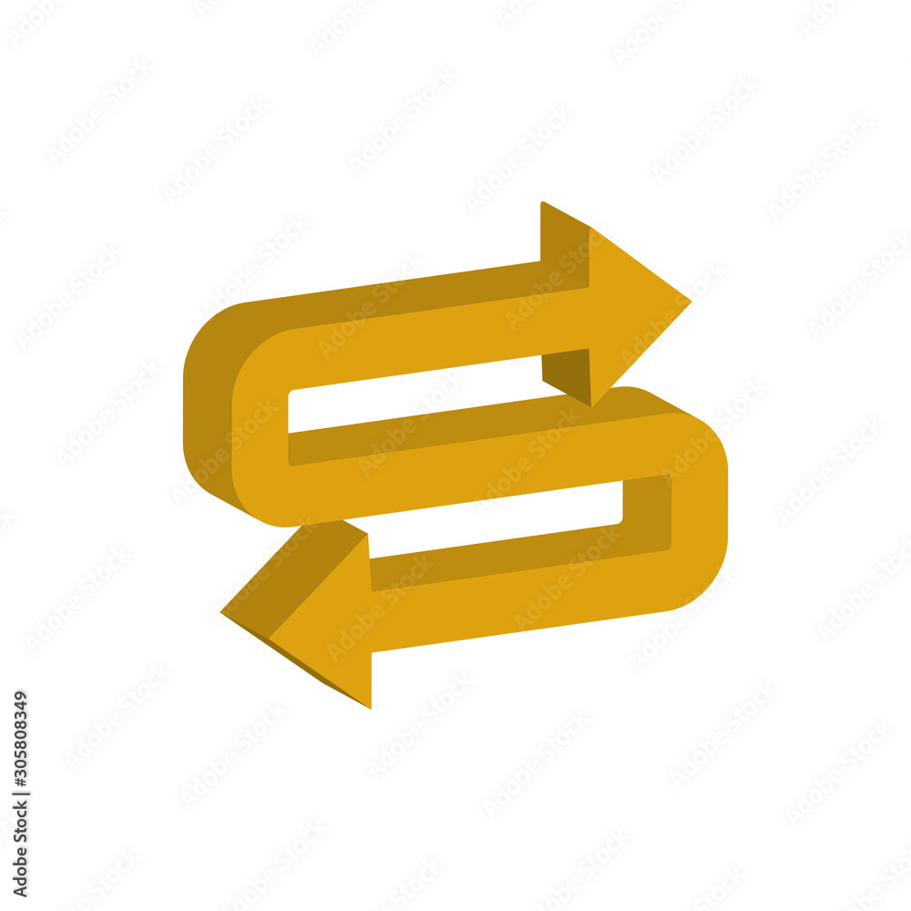 right and left arrow 3d style icon right and left arrow 3d style icon