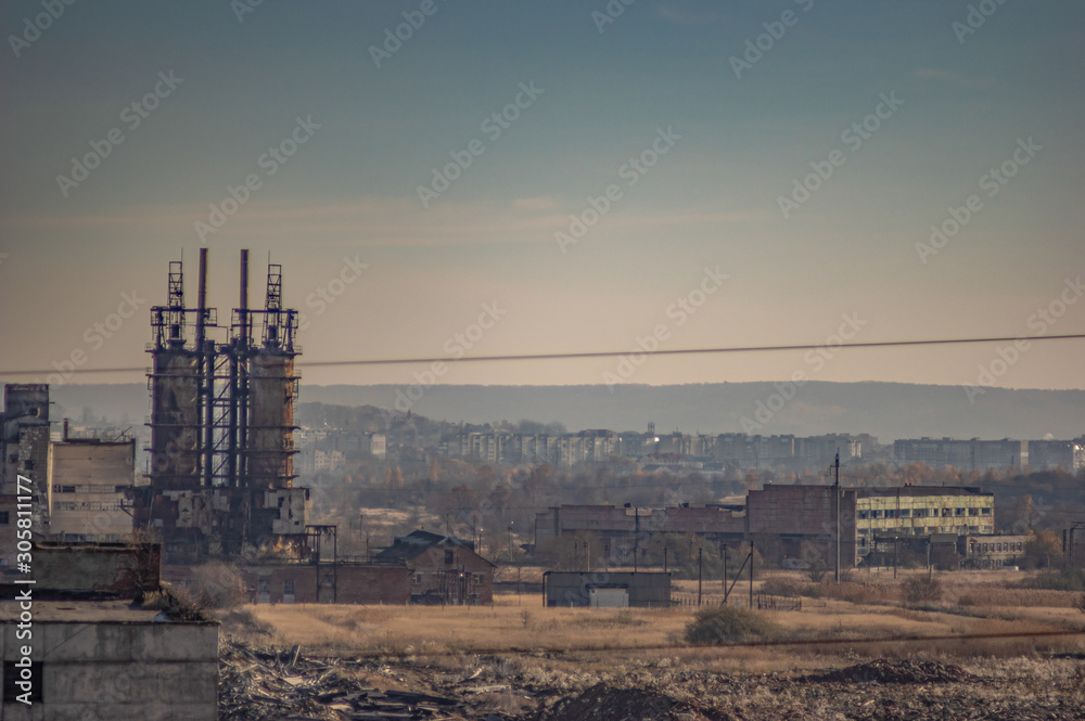 Ruins of an abandoned factory Ruins of an abandoned factory
