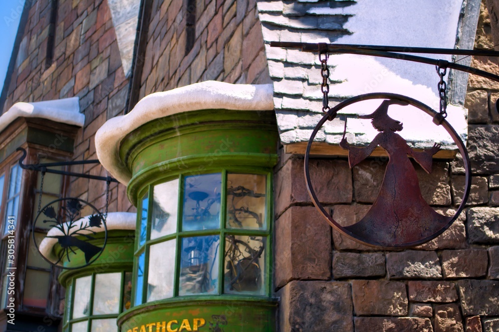 Hogsmeade village in the Wizarding World of Harry Potter in