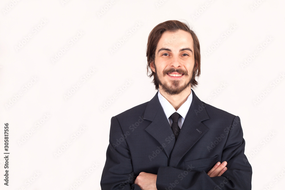 portrait of a businessman isolated on white portrait of a businessman isolated on white