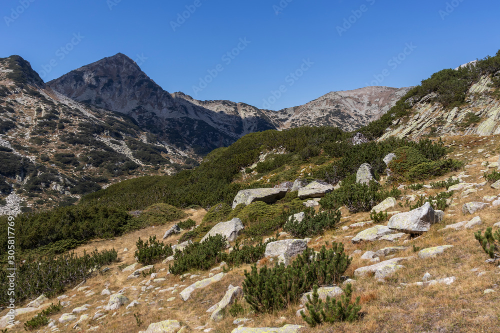 landscape of Pirin Mountain near Fish Banderitsa lake, Bulgaria landscape of Pirin Mountain near Fish Banderitsa lake, Bulgaria