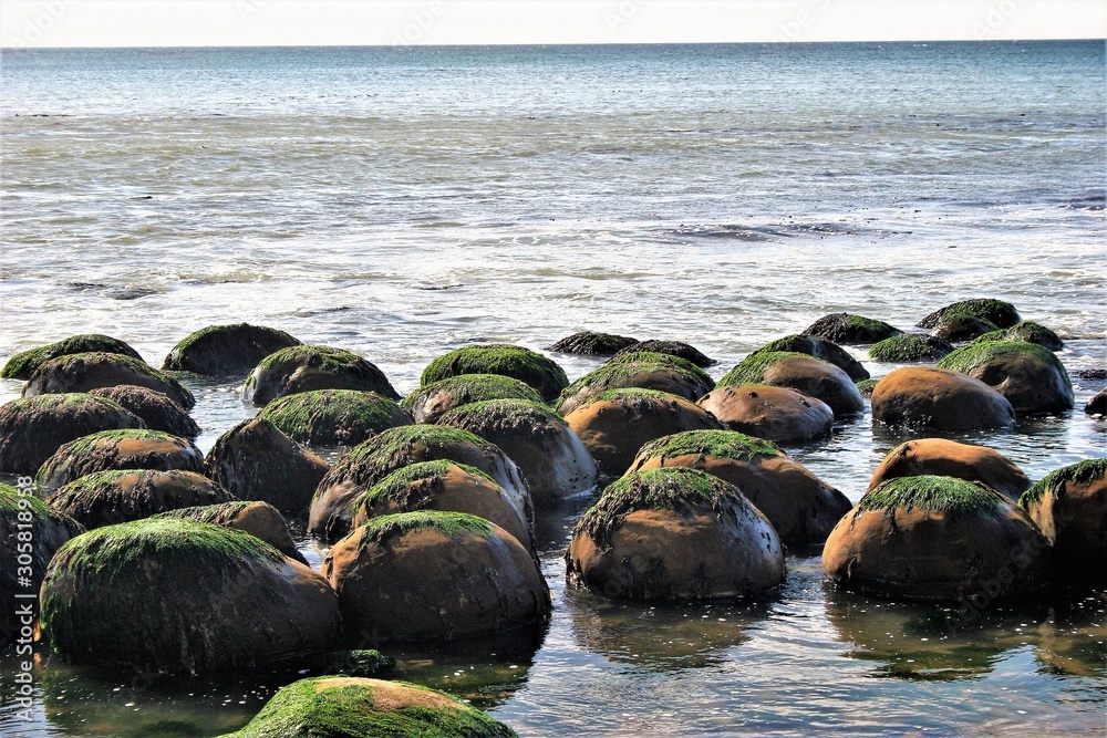 Obraz premium Bowling Ball Beach