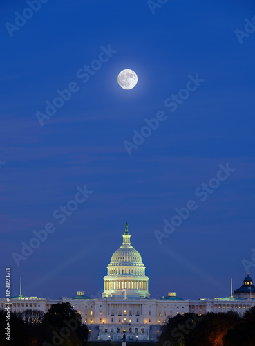 Moon over the Capital