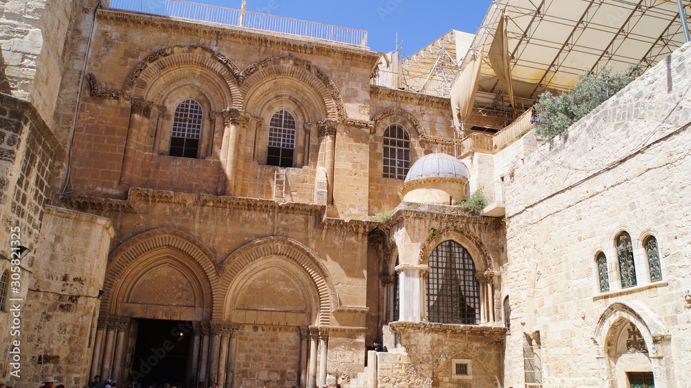  Landmark of Israel, Temple of the Holy Sepulcher in Jerusalem