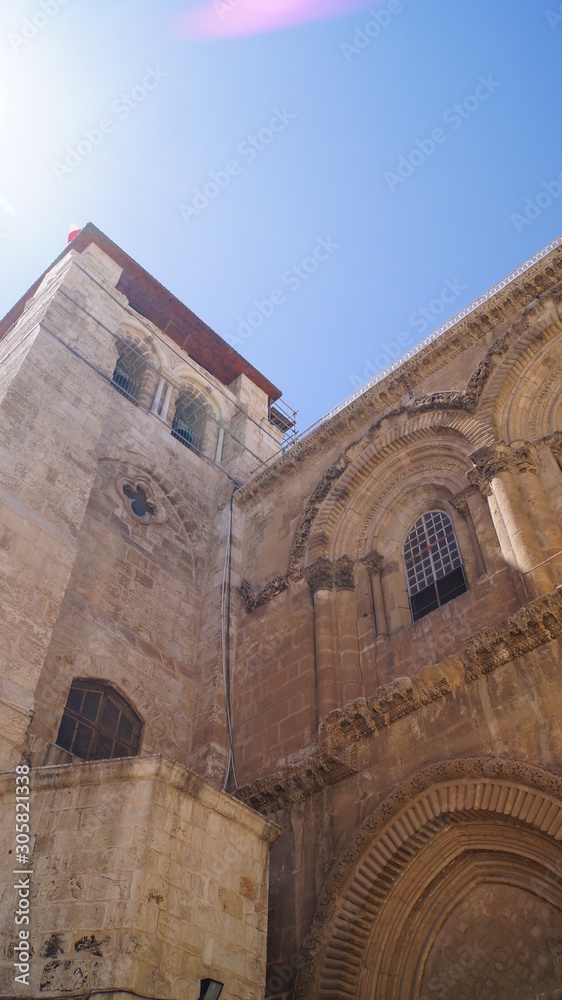  Landmark of Israel, Temple of the Holy Sepulcher in Jerusalem