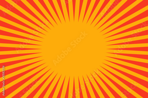 abstract background with rays of sun