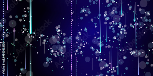 Fast Effect. Motion Neon. Seamless Pattern. Glitch