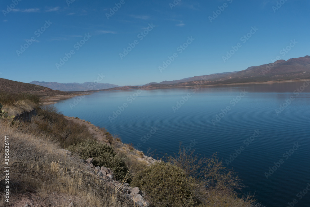 Theodore Roosevelt Lake in southern Arizona.