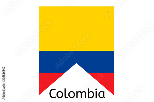 Colombian flag icon, Colombia country flag vector illustration Free Download Colombian flag icon, Colombia country flag vector illustration - GFXLoad