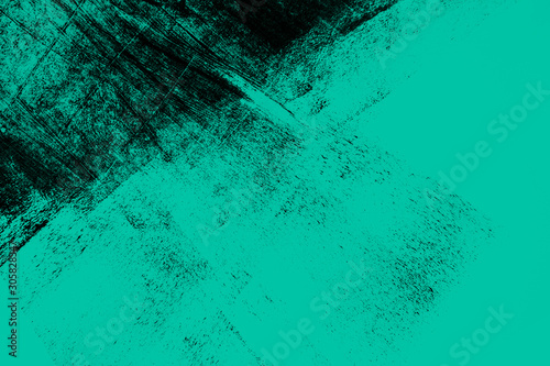 blue green black summer paint background texture with grunge brush strokes 