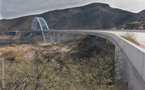 Arizona Highway 188 and the Roosevelt Bridge. photo