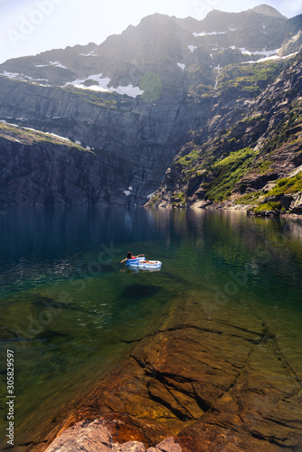 Summer on Leigh Lake in the Cabinet Wilderness Montana