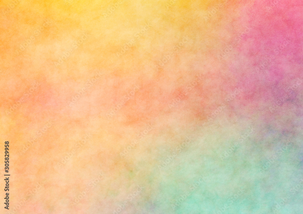 Colorful watercolor render background