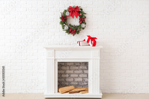 Beautiful Christmas wreath ...