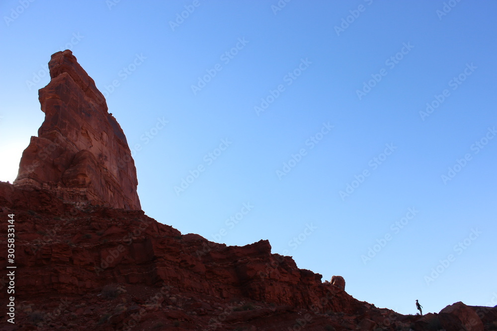 Desert Cliff Shadow