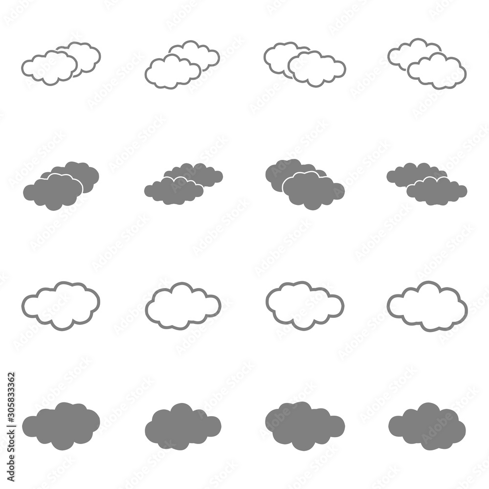 cloud icon vector design symbol cloud icon vector design symbol