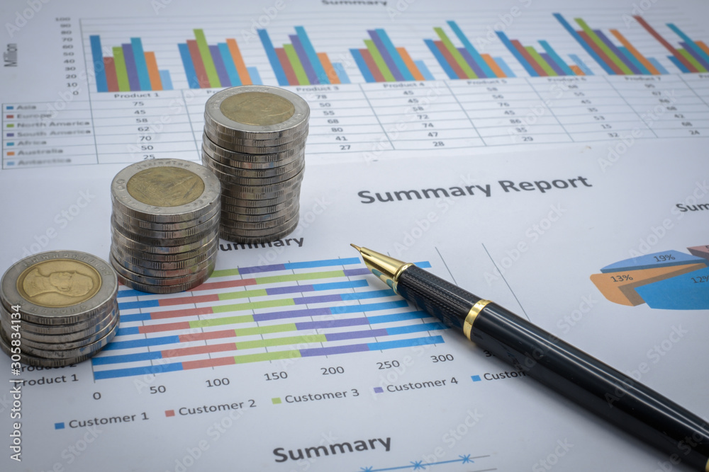 Coin ladder on the graph. Financial charts, planning, analysis. Business growth Real estate. Coin ladder on the graph. Financial charts, planning, analysis. Business growth Real estate.